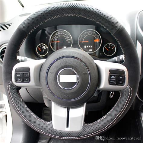Xuji Steering Wheel Cover For Jeep Compass Grand Cherokee Wrangler