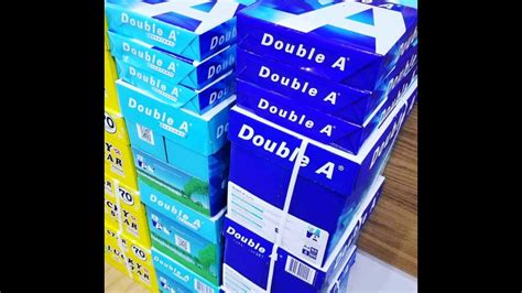 Double a (1991) public company limited, a fully integrated pulp and paper mill, was incorporated in 1991. How to buy Double A A4 copy Paper 80GSM 75GSM 70GSM - YouTube