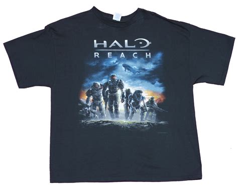 Halo Reach Mens T Shirt Master Chief Leads The Coming Storm Ebay