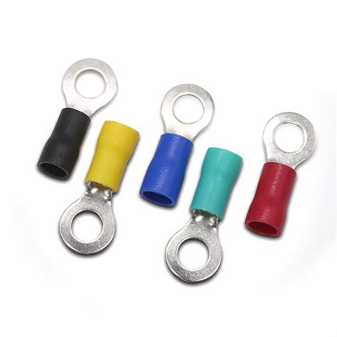 New Arrivals 100pcs Rv125 4 Ring Insulated Terminal Copper Electrical