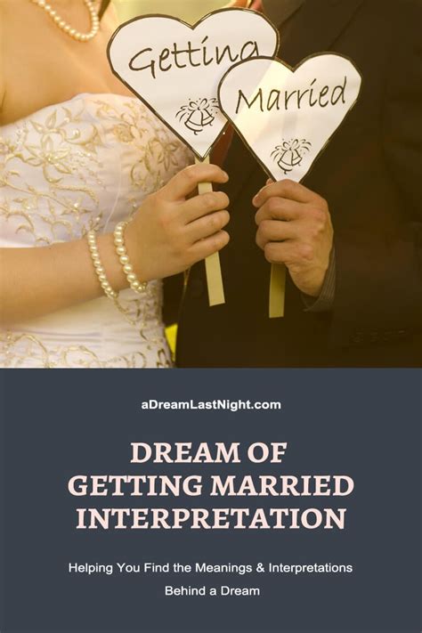 Getting Married In A Dream Does It Matter To Your Life