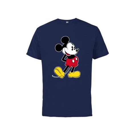 Disney Mickey Mouse Classic Pose Short Sleeve Cotton T Shirt For