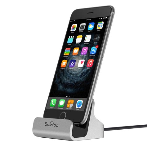 Spinido Iphone Charging Dock Desk Station For Iphone 6 6plus5s 5
