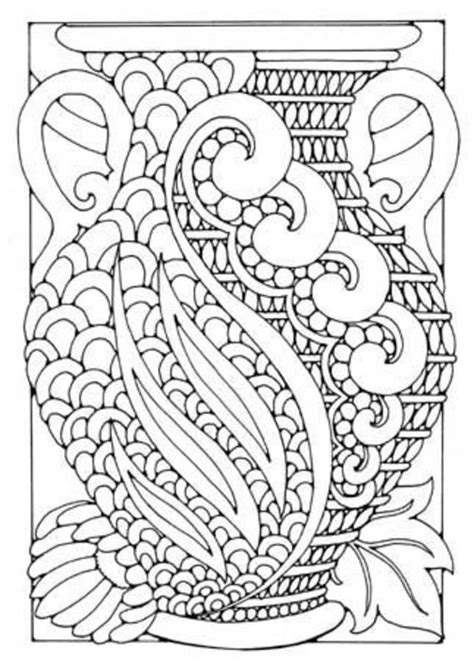 You'll see floral, animal, circular, geometric, and more unique mandalas in all sorts of shapes and sizes. Coloring pages for adults: Art Deco, printable, free to download, JPG, PDF