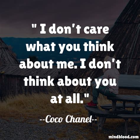 Quotes About Not Caring What Others Think