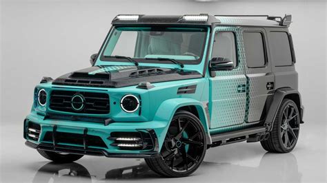 One Off Mercedes Amg G By Mansory Gets Unique Faded Color Scheme