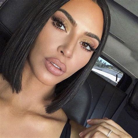 Kim Kardashians Bob Focus On Hair