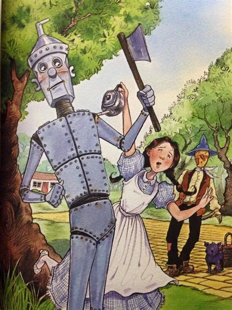 The Wizard Of Oz Dorothy Scarecrow Toto Meets Tin Man Wizard Of Oz