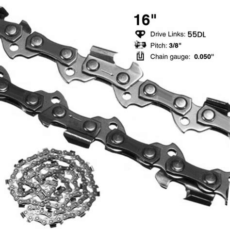 16 Inch Chainsaw Chain Fit For Drive Links Stihl Oregon Makita Univesal 55 😊 For Sale Online