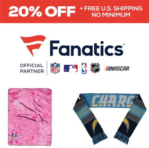 Fanatics Coupon Free Sh On Any Order And 20 Off Regular Price Items