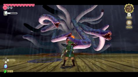 How To Beat The Abyssal Leviathan Tentalus — Zelda Skyward Sword Hd Polygon