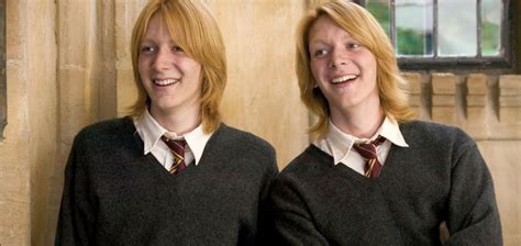 Gemelos Weasley Harry Potter Cast Weasley Twins Fred And George Weasley