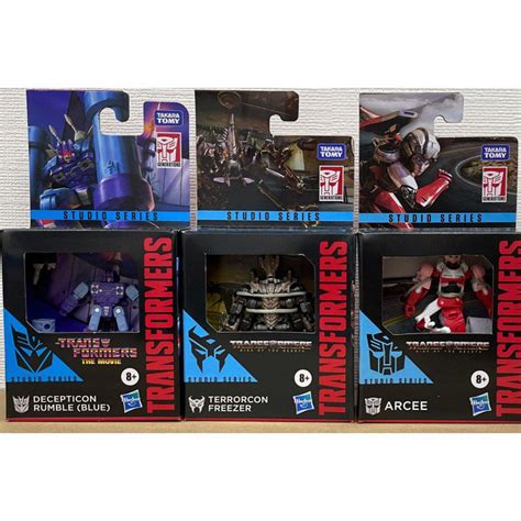 Hasbro Transformers Studio Series Core Class Rumble And Freezer And Arcee