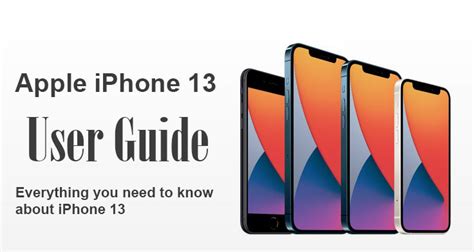 Iphone 13 User Guide And Manual Instruction For Beginners