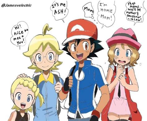 Ash Ketchum And His Kalos Friends Amourshipping ♡ I Give Good Credit To Whoever Made This