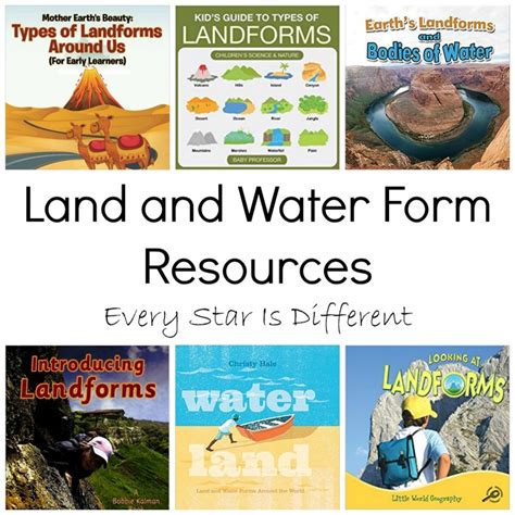 10 Ways To Teach Land And Water Forms Every Star Is Different