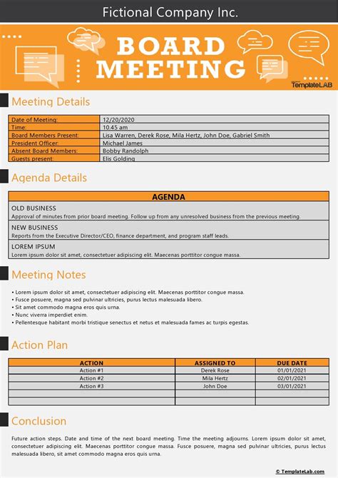 28 Handy Meeting Minutes And Meeting Notes Templates