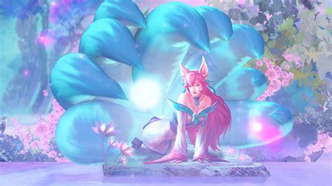 League Of Legends Spirit Blossom Ahri Wallpaper Ahri Real People