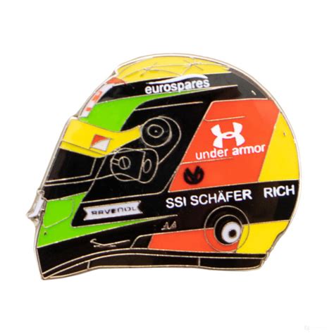1300+ members | click here to race with rd online on simracing.gp. 2019, Red, Mick Schumacher Helmet Pin