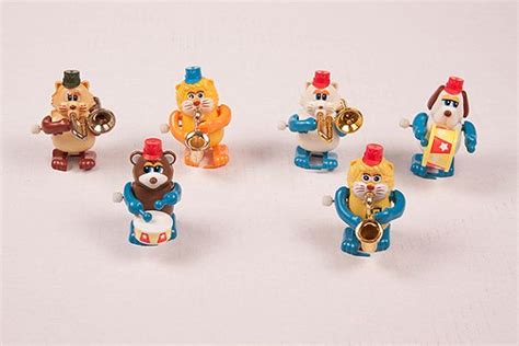 Tomy Wind Up Animal Marching Band Vintage Toy Set Of 6 Etsy