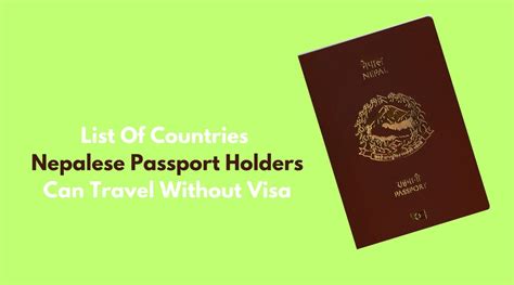 List Of Countries Nepalese Passport Holders Can Travel Without Visa Unoexplorer
