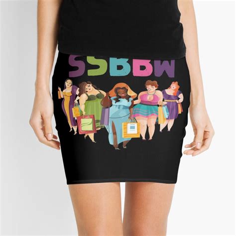 ssbbw super sized big beautiful woman ssbbw mini skirt for sale by loka art redbubble