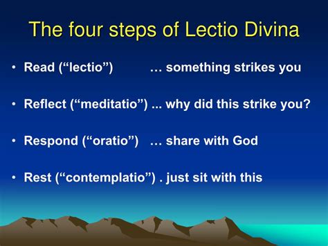 Ppt An Introduction To “lectio Divina” Powerpoint Presentation Free