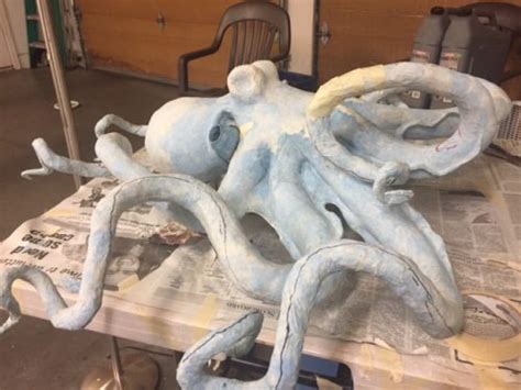 Lifelike Paper Mache Octopus Complete Tutorial • Ultimate Paper Mache