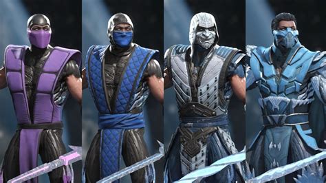 Sub Zero Skins Injustice 2 Conjuntos De Equipo Épico Epic Gear