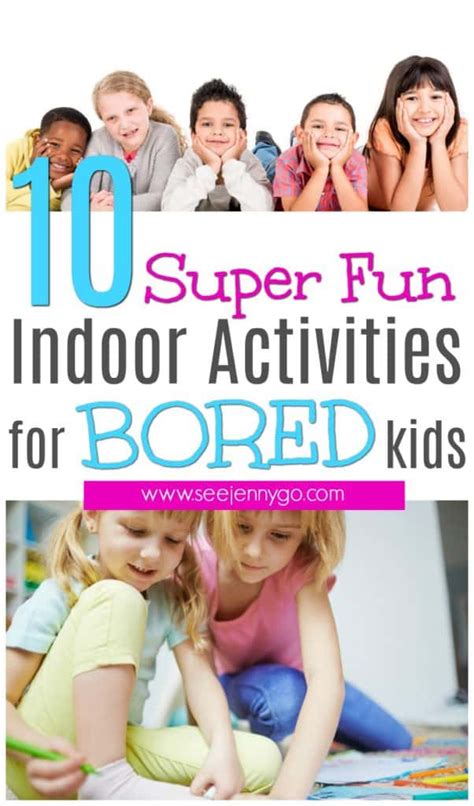 Fun Indoor Activities For Bored Kids In 2020 Bored Kids Fun Indoor