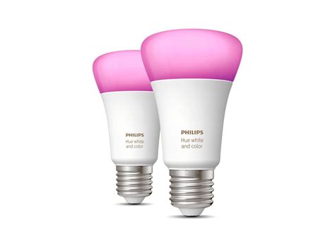 Buy Philips Hue White And Colour Ambiance E27 Smart Bulb 2 Pack