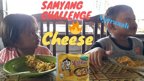 Bocah 3 Tahun Nyobain Samyang Challenge Cheese Youtube