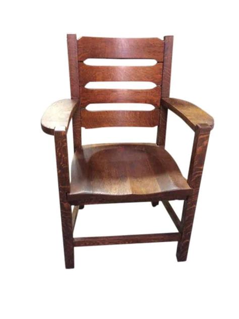 Solid Oak Mission Style Arm Chair Sold ⋆ Bohemians