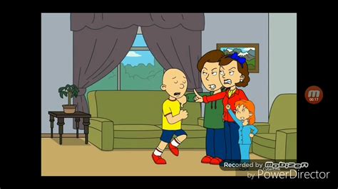 Caillou Gets Grounded For Nothing Reversed Youtube