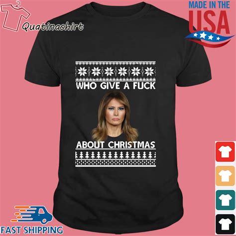 Melania Trump Who Give A Fuck About Christmas Sweater