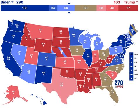 Demdaily State Of The States The Electoral College Count Demlist