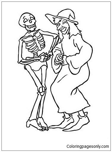 See also these coloring pages below star wars coloring pages han solo. Sorceress And Skeleton Laugh Coloring Pages - Holidays ...