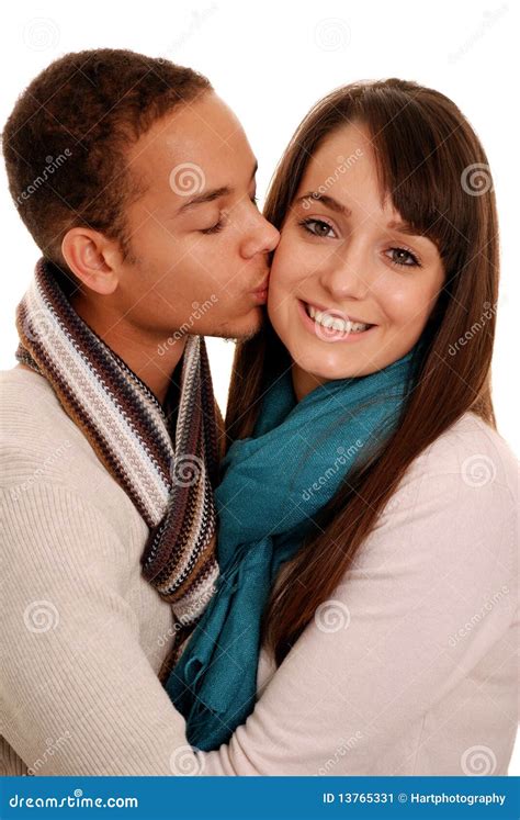 Couple Kissing Stock Image Image Of Sweet Adult Girlfriend 13765331
