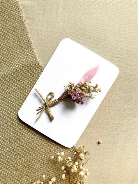 Handmade Dried Flower Card Singapore Greeting Card