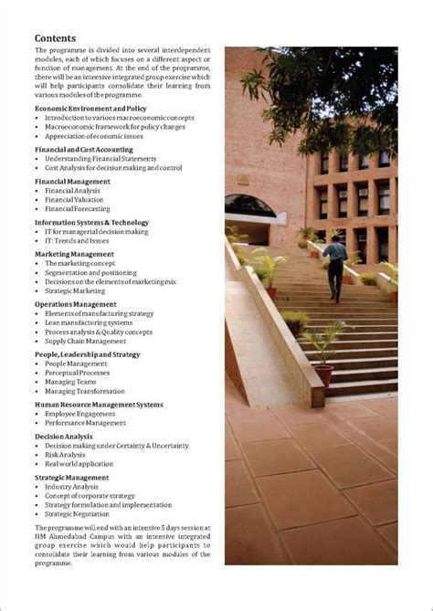 Iim Ahmedabad Brochure Pdf 2023 2024 Student Forum
