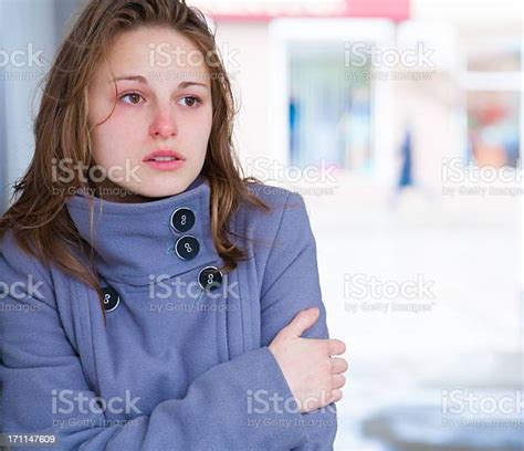 Young Woman Teenage Sadness Frustration Problem Stock Photo Download