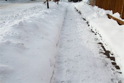 Shoveled Sidewalk Stock Photos Pictures And Royalty Free Images Istock