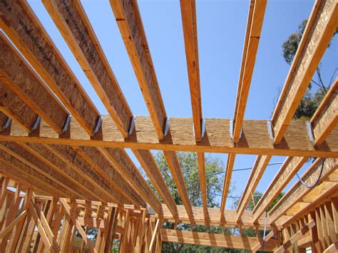 You must use at least five framing nails to attach the rim joist to the ends of your joists. Modern Bungalow Framing in SD