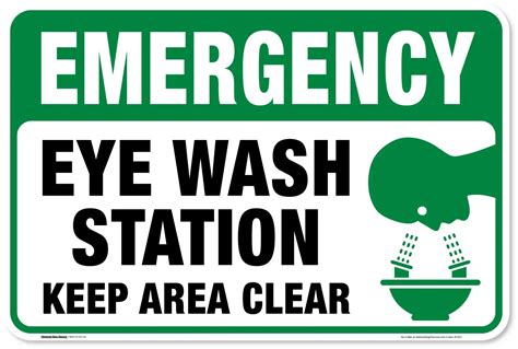 Whats Emergency Eyewash Station Signage And How To Use It