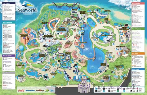 Disney Universal Seaworld All Orlando Park Maps