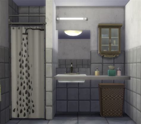 Lana Cc Finds Shower With Curtain Sims 4 Cc Furniture Sims 4 Sims