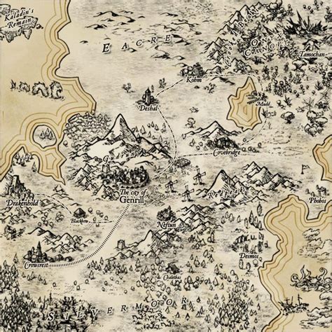 How To Draw A Fantasy Map By Hand Larue Leblanc