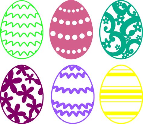 Easter Egg Cutting Files - Free SVG Download | Easter | Pinterest