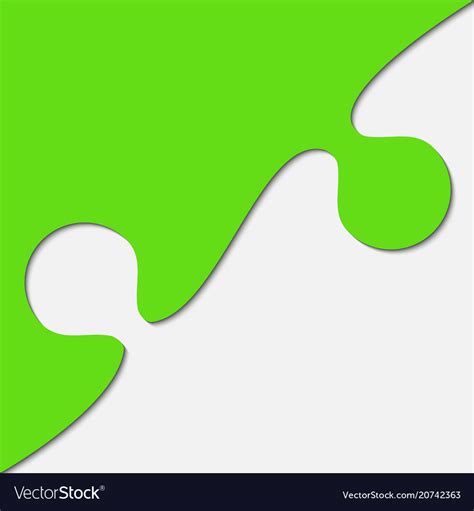 What should be included in a schoology course? Two green piece puzzle jigsaw puzzle background Vector Image