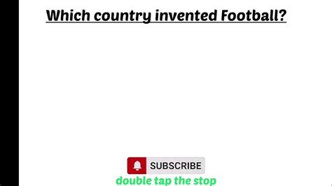 Which Country Invented Football Youtube